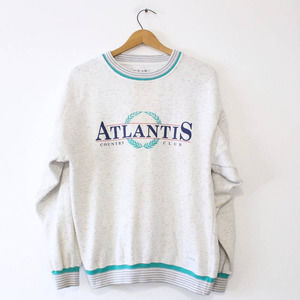 Vintage Atlantic Country Club Florida Sweatshirt XL